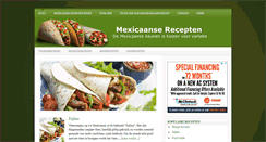 Desktop Screenshot of mexicaanserecepten.net